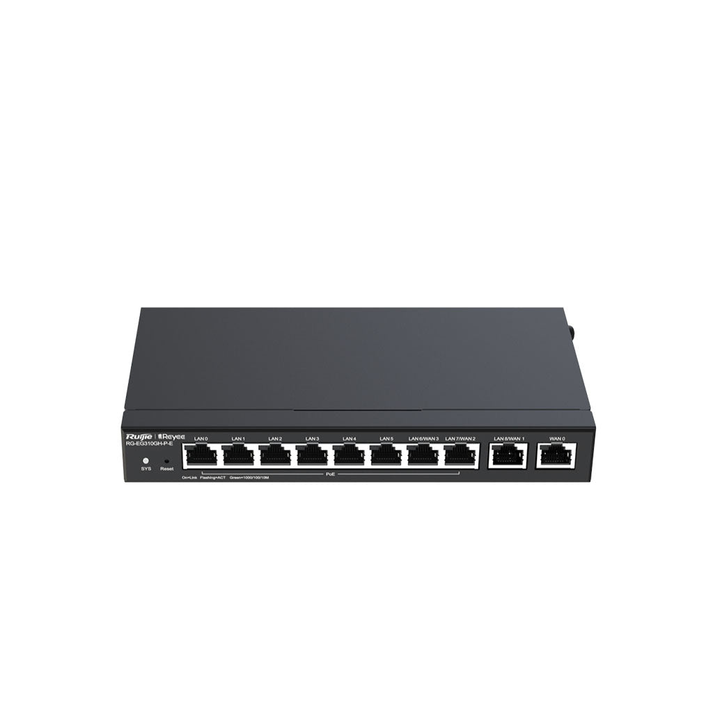 Ruijie RG-EG310GH-P-E 10-Port Gigabit PoE Cloud Managed Router(RG-EG310GH-P-E) - 2