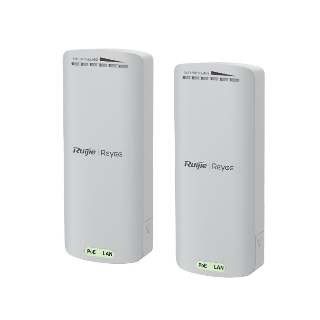 Ruijie RG-EST100-E 2.4GHz 300 Mbps Outdoor Wireless Bridge (2 Pack)(RG-EST100-E) - 1