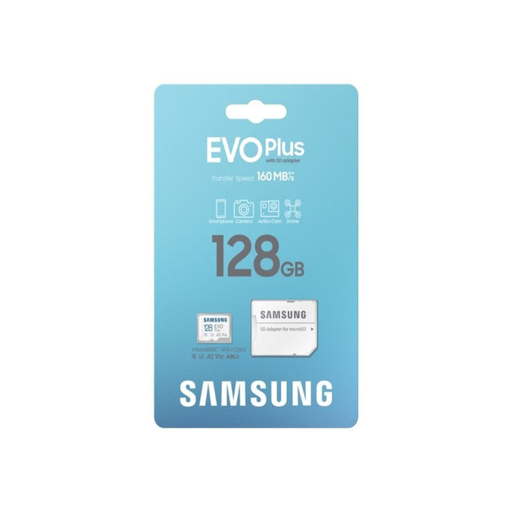 Samsung 128GB EVO Plus microSDXC V30 A2 U3 Memory Card - 160MB/s(FFCSAMMBMC128SA) - 6