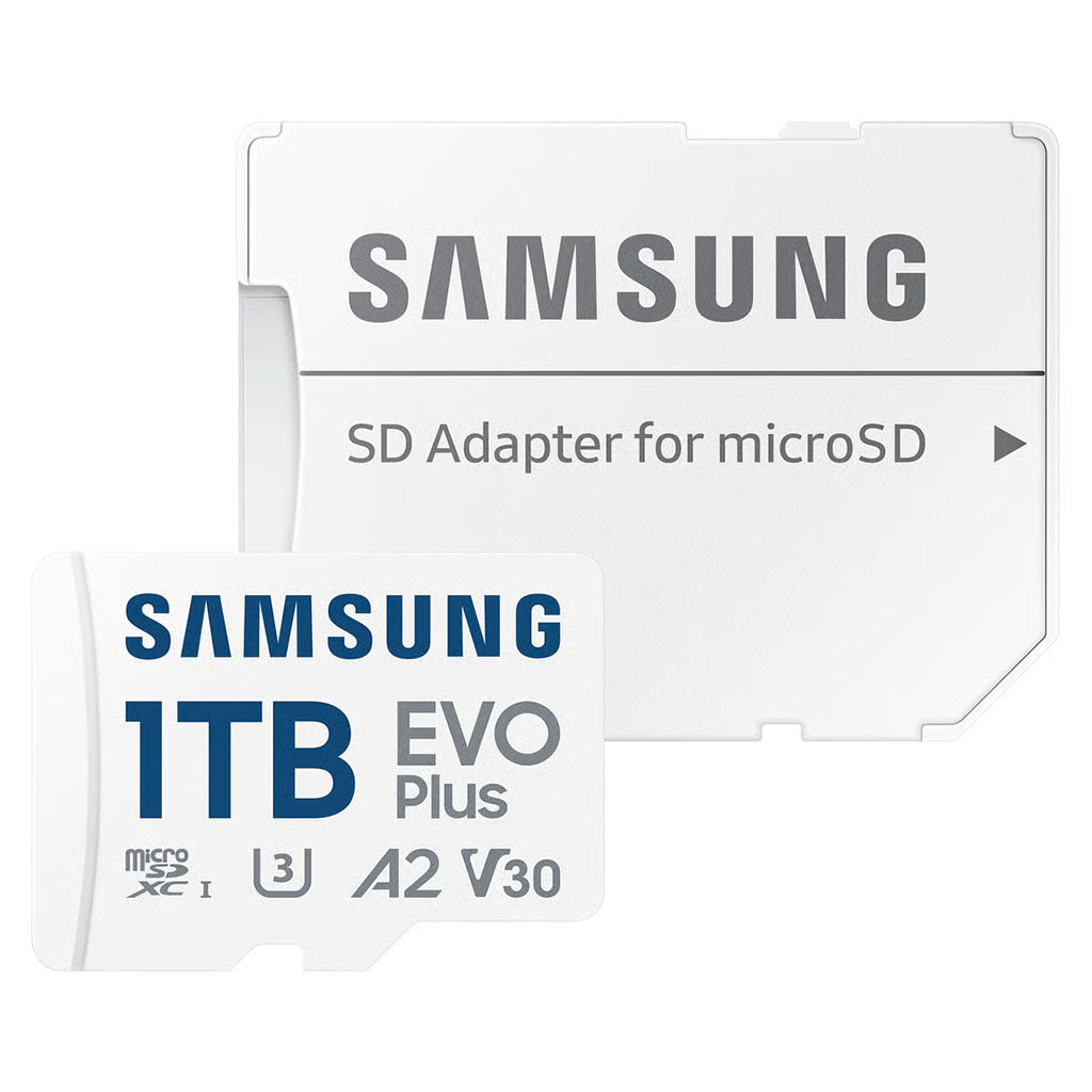Samsung 1TB EVO Plus microSDXC V30 A2 U3 Memory Card - 160MB/s(MB-MC1T0SA/APC) - 1