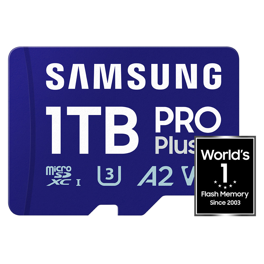 Samsung 1TB PRO Plus microSDXC V30 A2 U3 Memory Card - 180MB/s(MB-MD1T0SA/APC) - 2