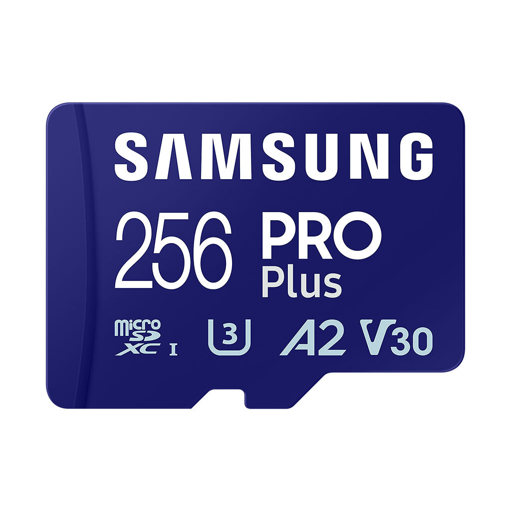 Samsung 256GB PRO Plus microSDXC V30 A2 U3 Memory Card - 180MB/s(FFCSAMMBMD256SA) - 1