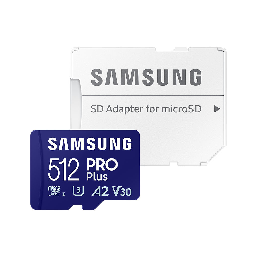 Samsung 512GB PRO Plus microSDXC V30 A2 U3 Memory Card - 180MB/s(FFCSAMMBMD512SA) - 3