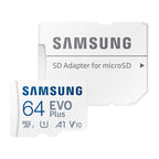 Samsung 64GB EVO Plus microSDXC V10 A1 U1 Memory Card - 130MB/s(MB-MC64KA/APC) - 1