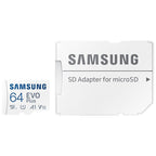 Samsung 64GB EVO Plus microSDXC V10 A1 U1 Memory Card - 130MB/s(MB-MC64KA/APC) - 3