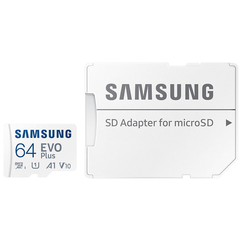 Samsung 64GB EVO Plus microSDXC V10 A1 U1 Memory Card - 130MB/s(MB-MC64KA/APC) - 3