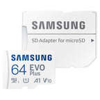 Samsung 64GB EVO Plus microSDXC V10 A1 U1 Memory Card - 160MB/s(MB-MC64SA/APC) - 1