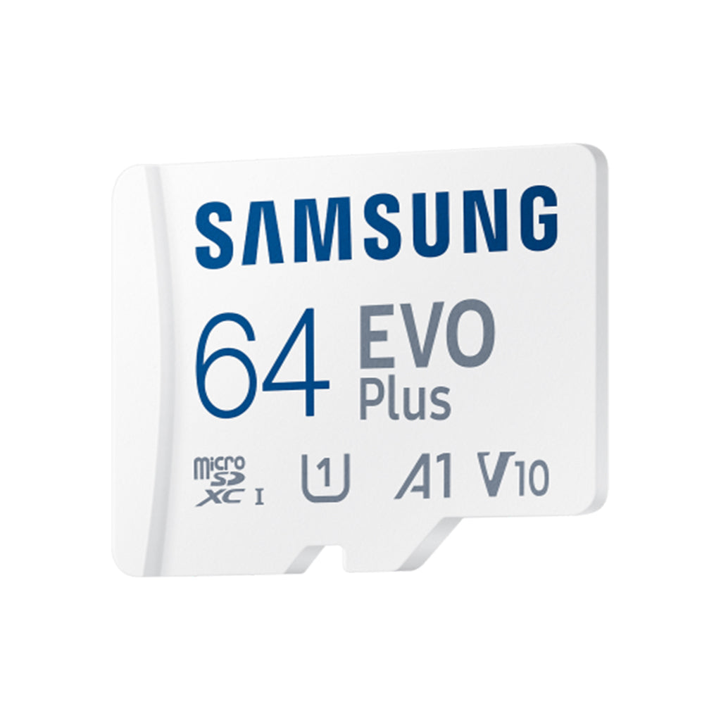 Samsung 64GB EVO Plus microSDXC V10 A1 U1 Memory Card - 160MB/s(FFCSAMMBMC064SA) - 2
