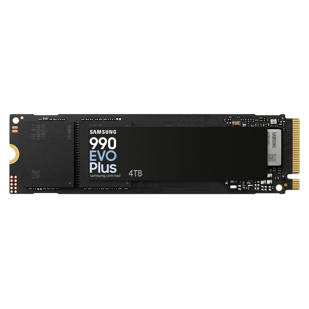 Samsung 990 EVO Plus 4TB PCIe 5.0/4.0 NVMe M.2 2280 SSD - MZ-V9S4T0BW(MZ-V9S4T0BW) - 1