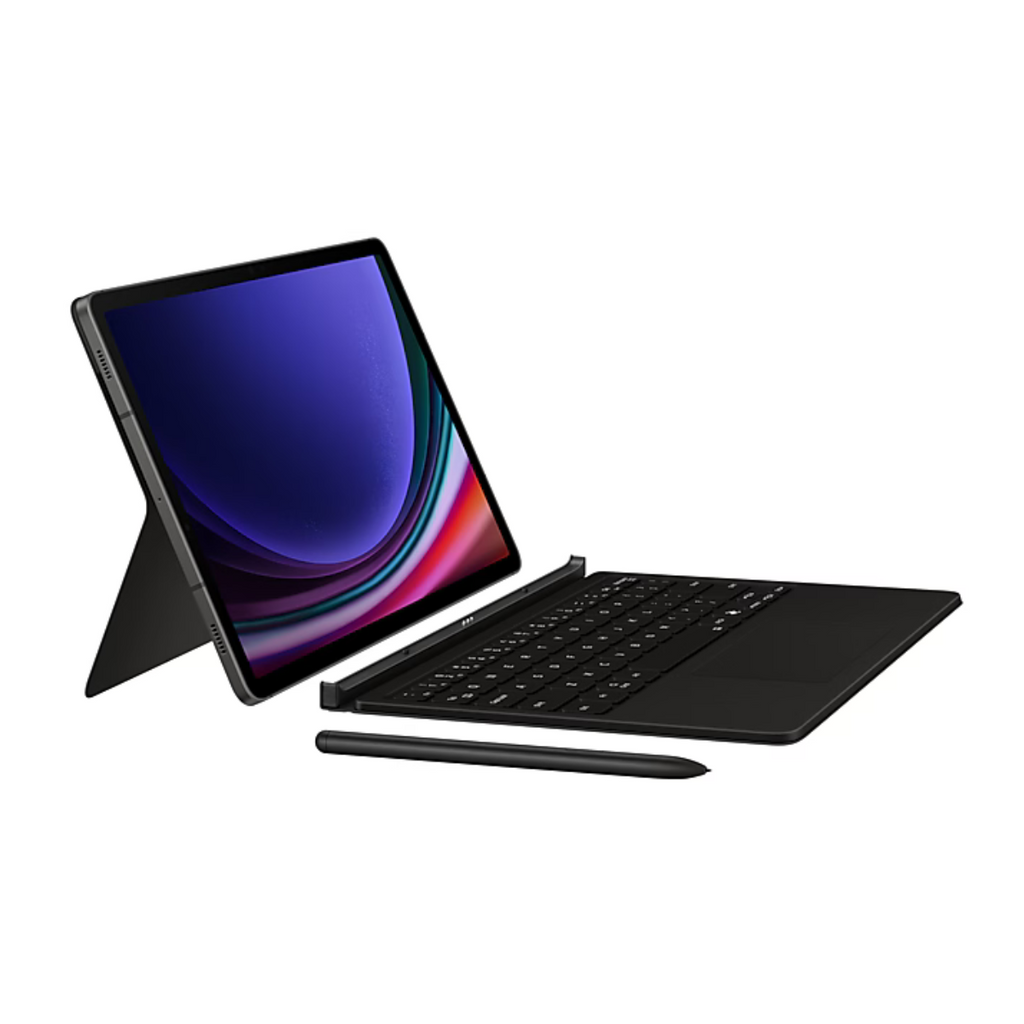 Samsung Galaxy Tab S10 FE / S9 / S9 FE Book Cover Keyboard Case - Black(EF-DX725UBEGWW) - 10