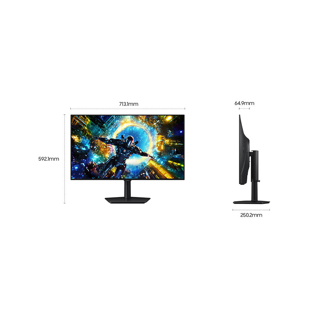 Samsung Odyssey G7 G73SH 32" Dual Mode 165Hz 4K/330Hz FHD 0.03ms OLED Gaming Monitor(LS32HG732SEXXY) - 10