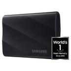 Samsung T9 4TB USB-C Portable SSD - Black(MU-PG4T0B/WW) - 2