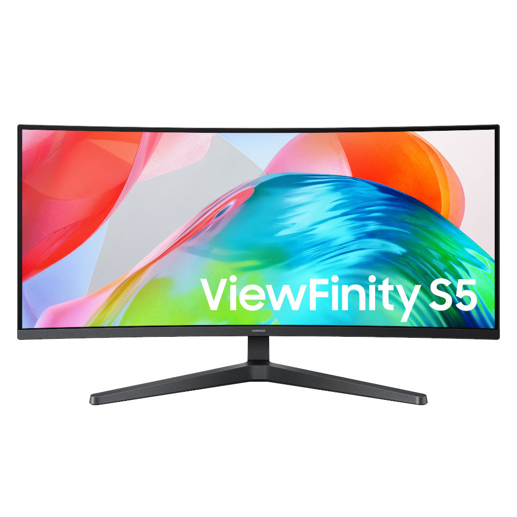 Samsung ViewFinity S5 S55GH 34" 120Hz UWQHD VA Curved FreeSync Monitor(LS34H550GAEXXY) - 1