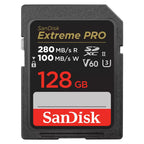 SanDisk 128GB Extreme PRO SDXC UHS-II Memory Card - 280MB/s(SDSDXEP-128G-GN4IN) - 1