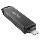 SanDisk 256GB 2-in-1 iXpand Luxe Lightning & USB-C 3.1 Flash Drive(SDIX70N-256G-GN6NE) - 3