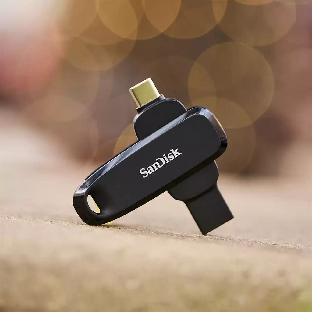 SanDisk 256GB Phone Dual Drive USB 3.2 Type C+A - Black(SDDDC6-256G-G46) - 5