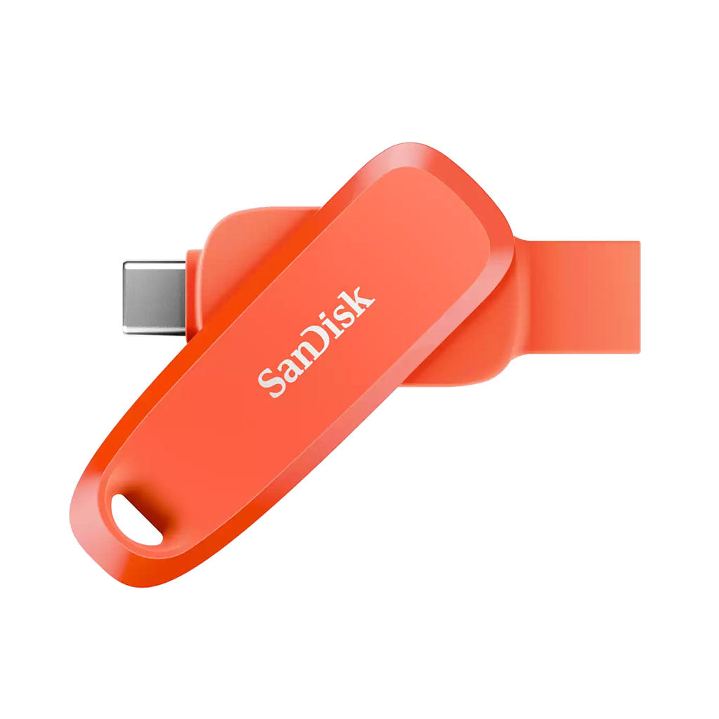 SanDisk 256GB Phone Dual Drive USB 3.2 Type C+A- Nasturium Orange(SDDDC6-256G-G46NO) - 1