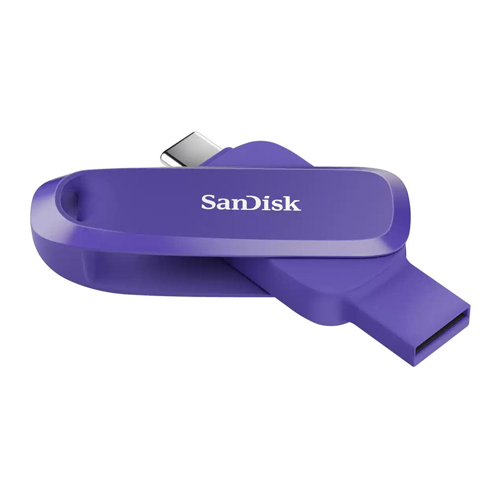 SanDisk 256GB Phone Dual Drive USB 3.2 Type C+A - Purple Opulence(SDDDC6-256G-G46PO) - 3