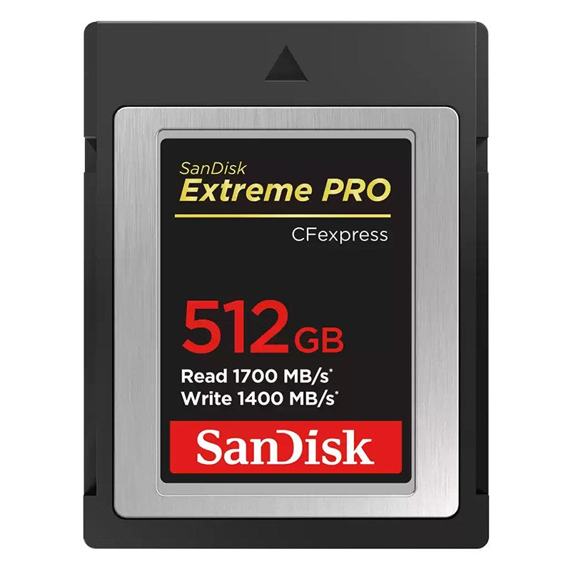 SanDisk 512GB Extreme PRO CFexpress Card Type B - 1700MB/s(SDCFE-512G-GN4NN) - 1