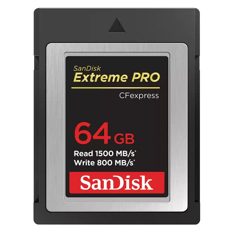 SanDisk 64GB Extreme PRO CFexpress Card Type B - 1500MB/s(SDCFE-064G-GN4NN) - 1