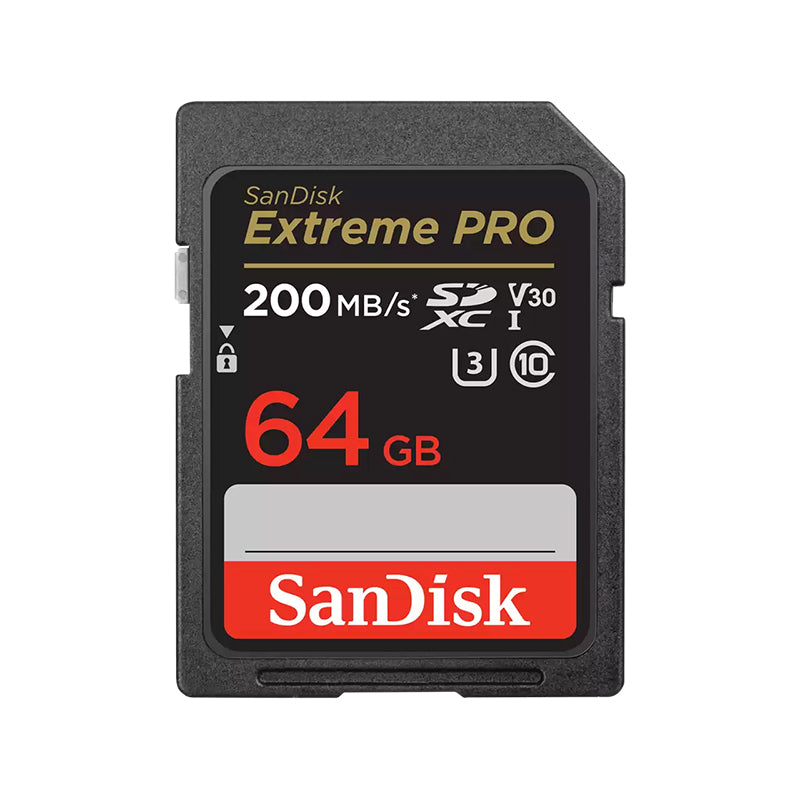 SanDisk 64GB Extreme PRO SD UHS-I Memory Card - 200MB/s(SDSDXXU-064G-GN4IN) - 1