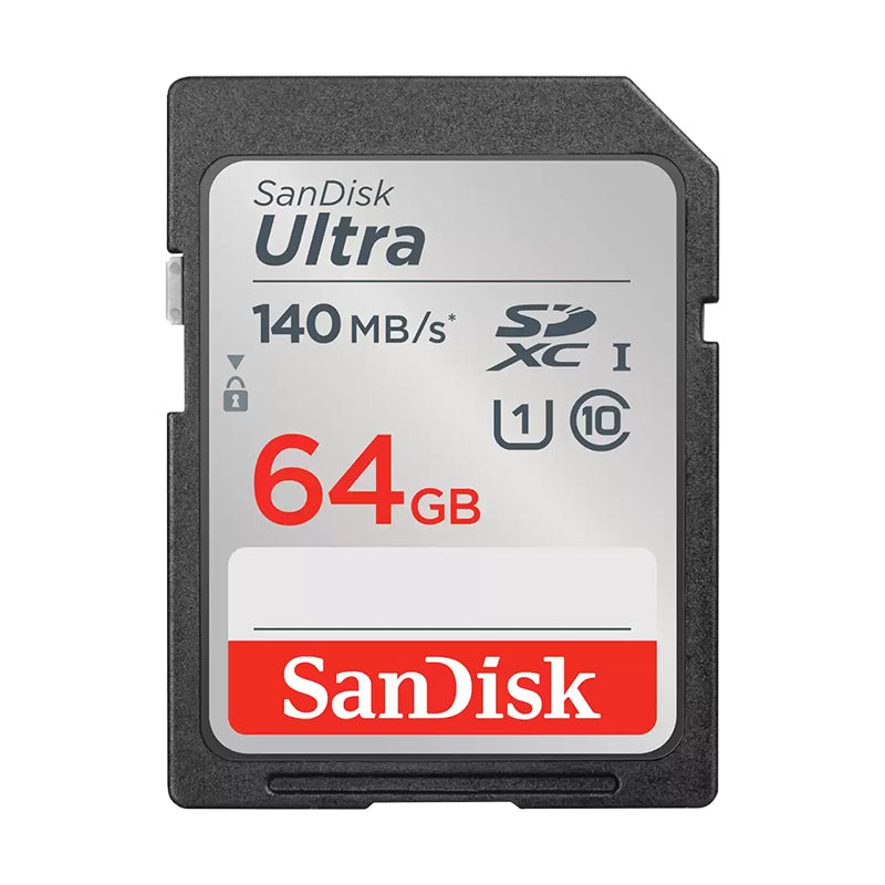 SanDisk 64GB Ultra SDHC and SDXC UHS-I Memory Card - 140MB/s(SDSDUNB-064G-GN6IN) - 1