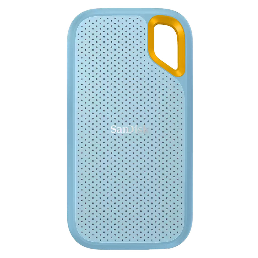 SanDisk Extreme Portable 2TB USB-C 3.2 External SSD - SDSSDE61-2T00-G25B - Sky Blue(SDSSDE61-2T00-G25B) - 1