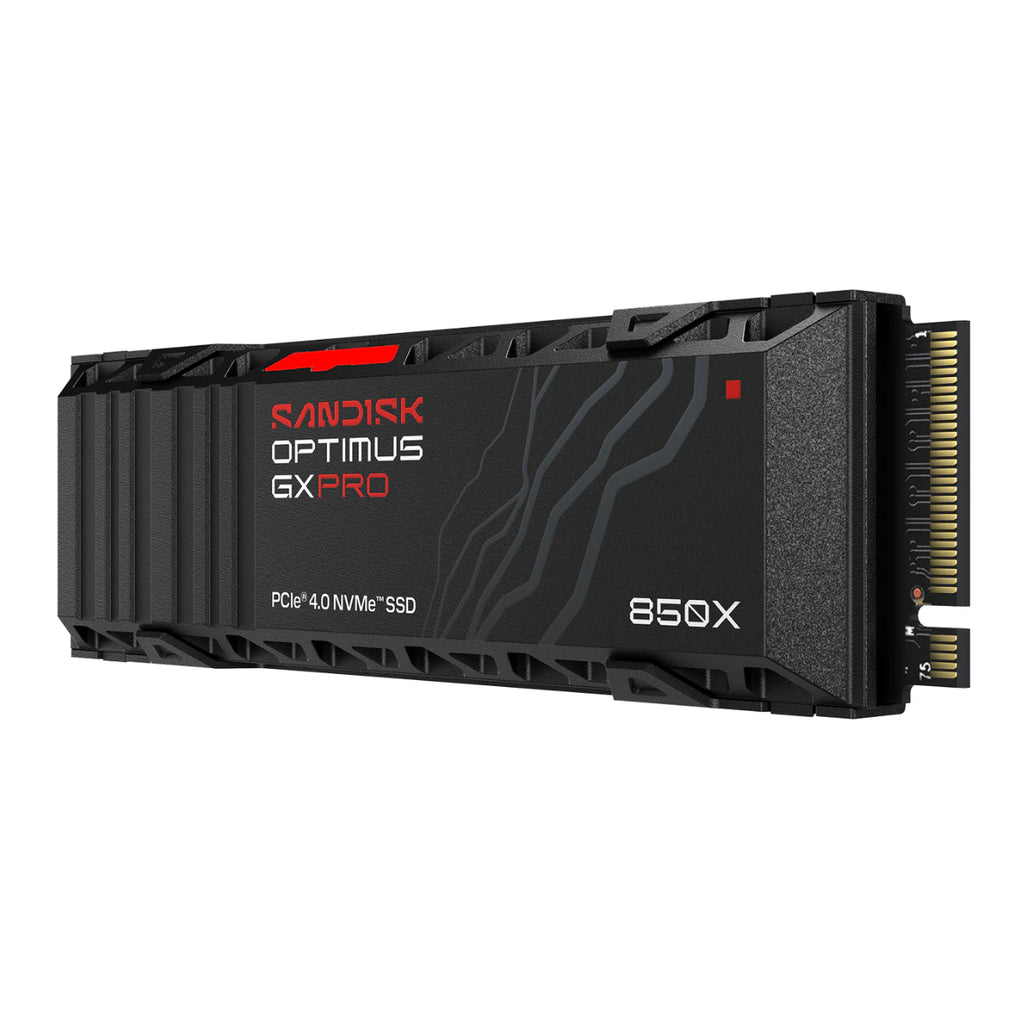 SanDisk Optimus GX PRO 850X 2TB PCIe 4.0 NVMe SSD w/ Heatsink - SDSP81200TAH(SDSP81200TAH-000E0) - 2