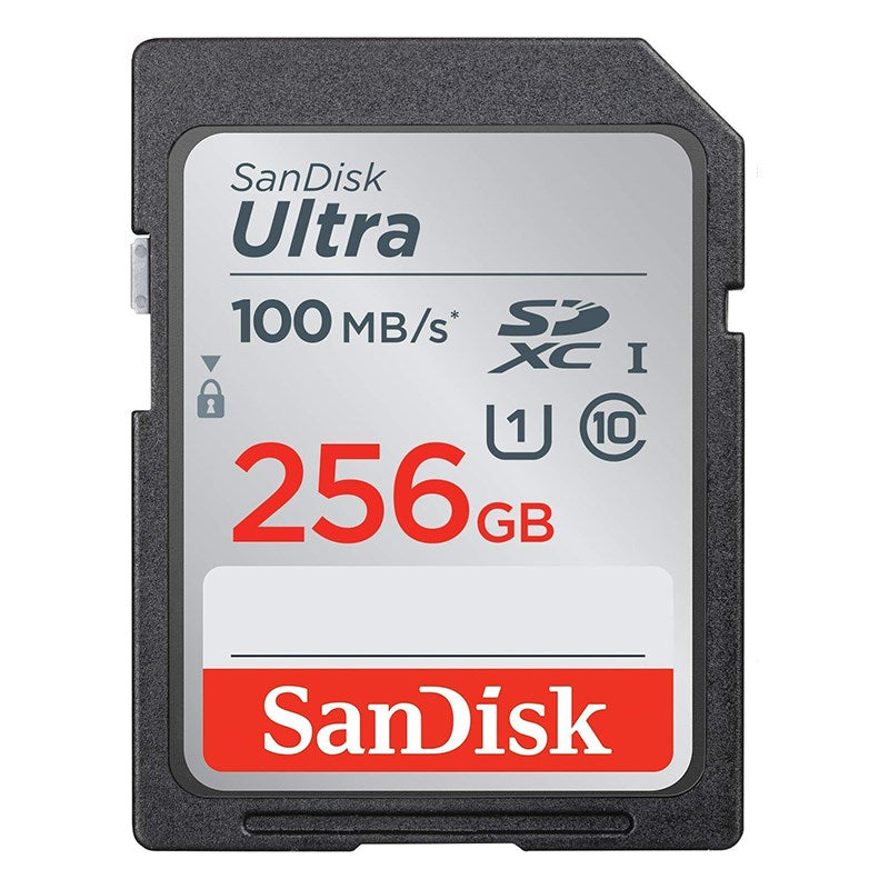 SanDisk Ultra 256GB SDXC Class 10 U1 Memory Card - 100MB/s(SDSDUNR-256G) - 1