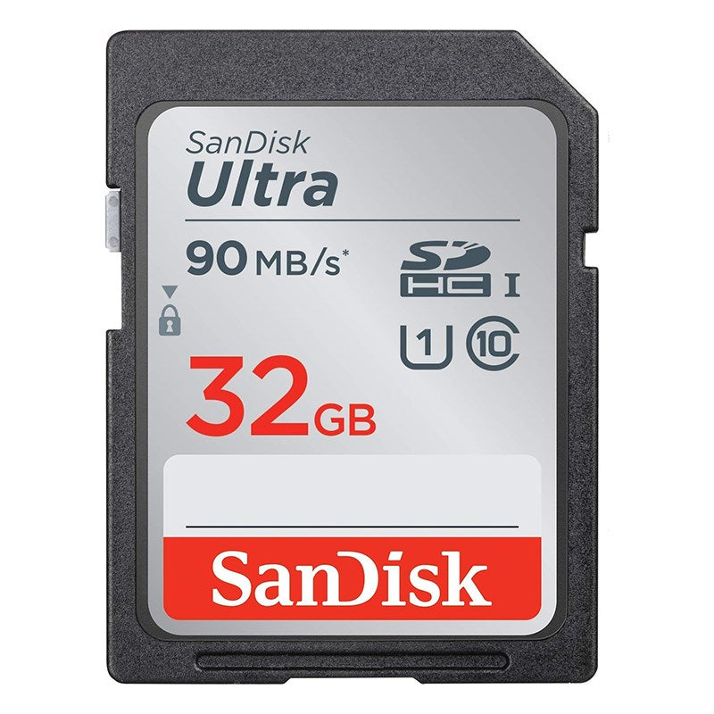 SanDisk Ultra 32GB SDHC Class 10 U1 Memory Card - 90MB/s(SDSDUNR-032G) - 1
