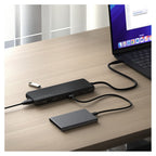 Satechi 13-in-1 USB-C Triple Display Multiport Adapter - Black(ST-P3D13K) - 6