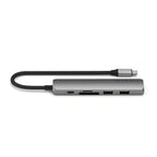 Satechi 6-in-1 USB-C Slim Multiport Adapter - Space Grey(ST-P6SM) - 3