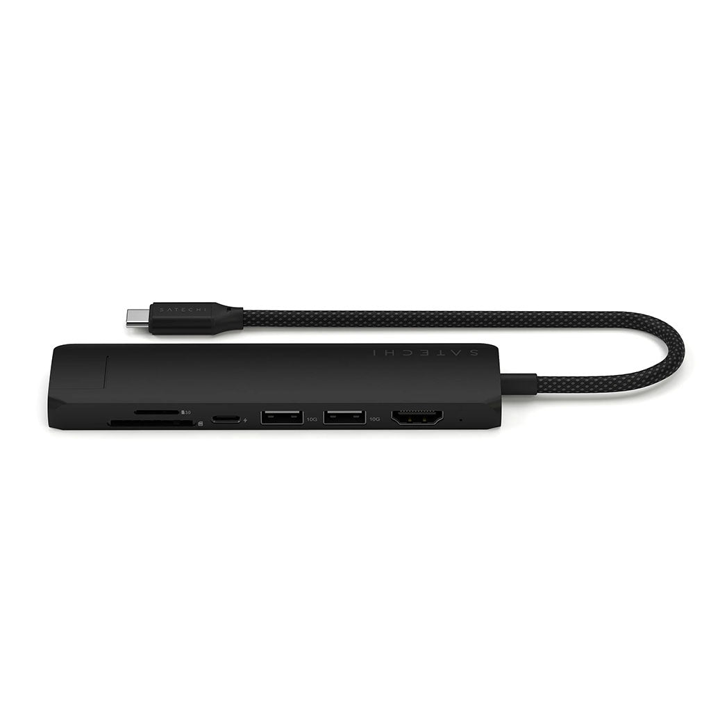 Satechi 7-in-1 USB-C Slim Multiport Adapter - Black(ST-P7SK) - 3