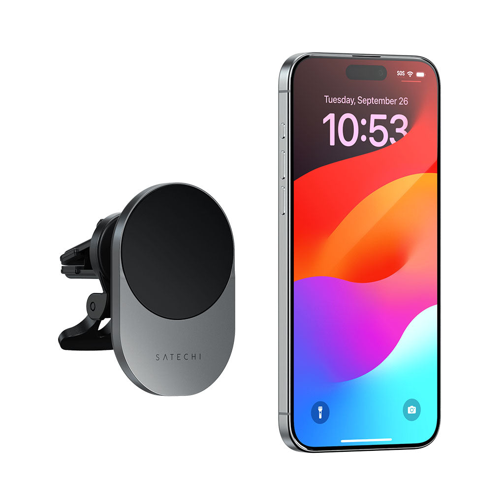 Satechi Qi2 Wireless Car Charger - Space Grey(ST-Q2CCM) - 3