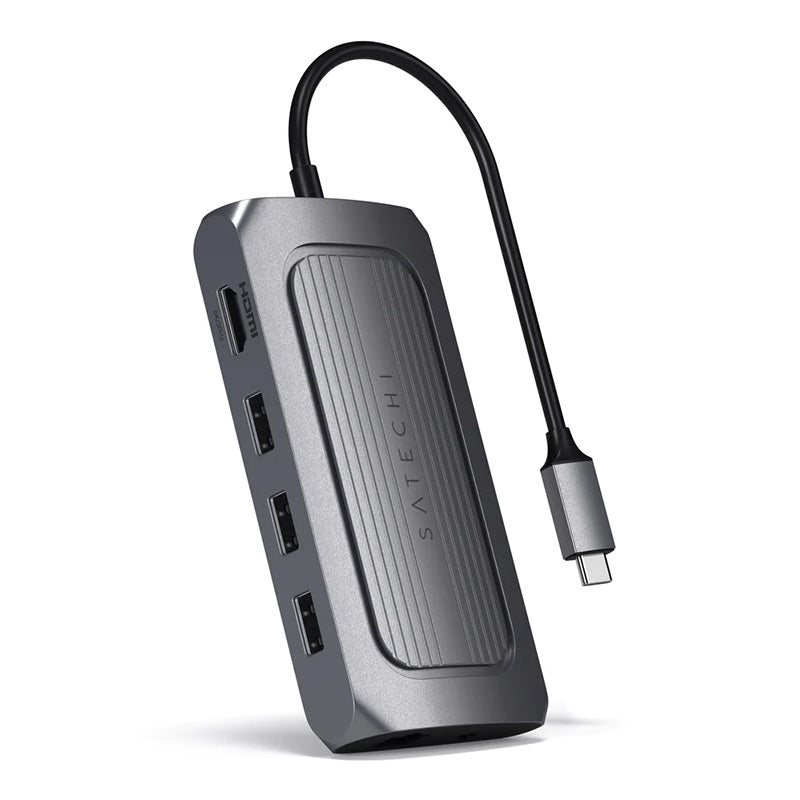 Satechi USB 4 Multiport Adapter with 8K HDMI - Space Grey(ST-U4MA3M) - 1