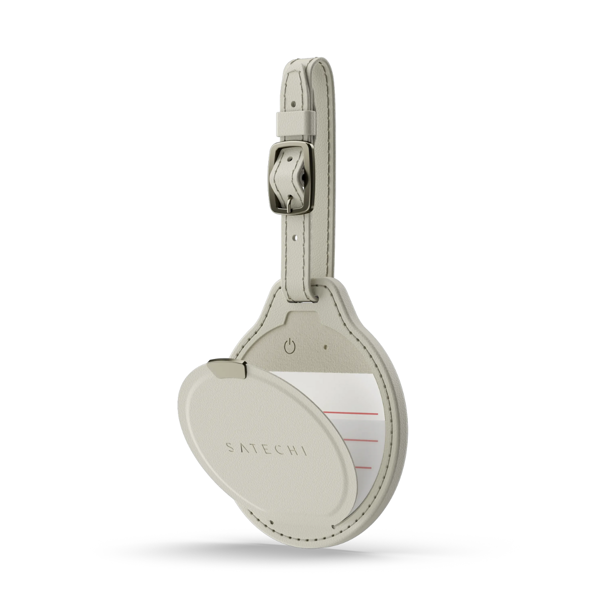 Satechi Vegan-Leather FindAll Luggage Tag - Sand(ST-LFALTW) - 3