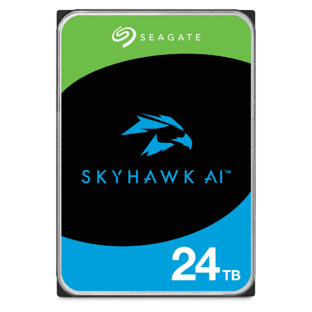 Seagate SkyHawk AI 24TB 3.5" SATA 6Gb/s 7200 RPM Surveillance Hard Drive ST24000VE002(ST24000VE002) - 3