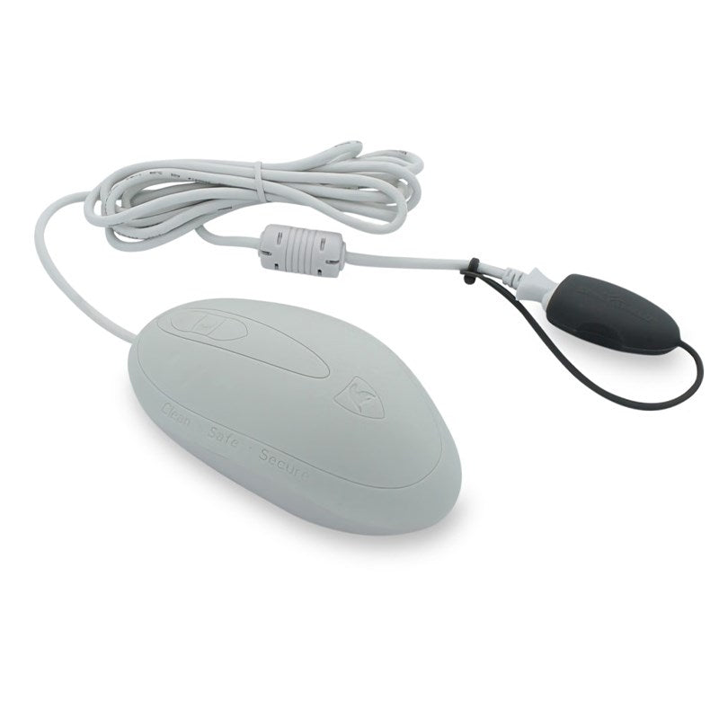 Seal Shield Silicone Waterproof Optical Mouse - White(SSWM3) - 1