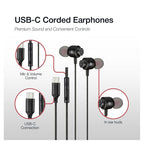 Shintaro USB-C Stereo Mic Earphones(SH-124) - 5