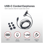 Shintaro USB-C Stereo Mic Earphones(SH-124) - 6