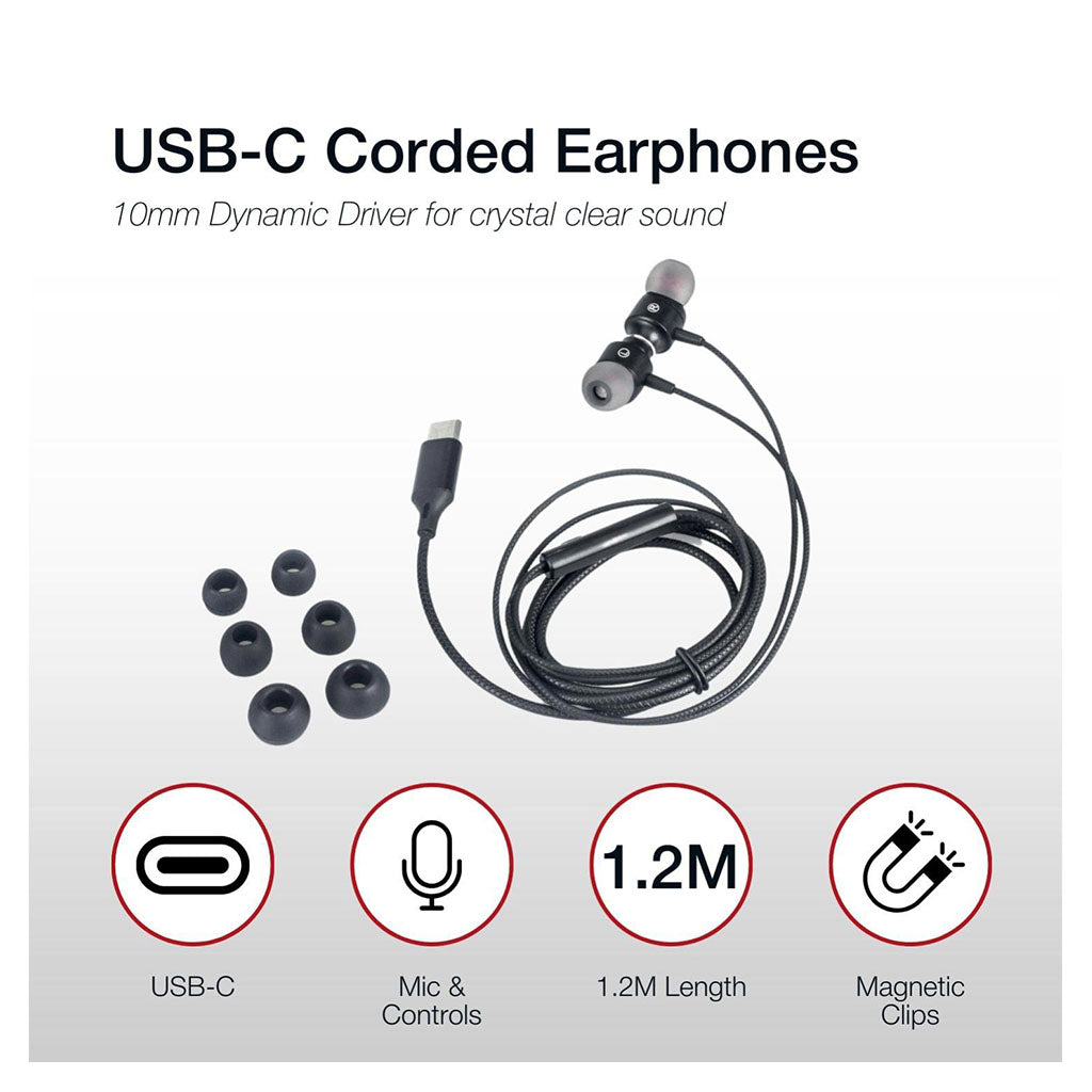 Shintaro USB-C Stereo Mic Earphones(SH-124) - 6