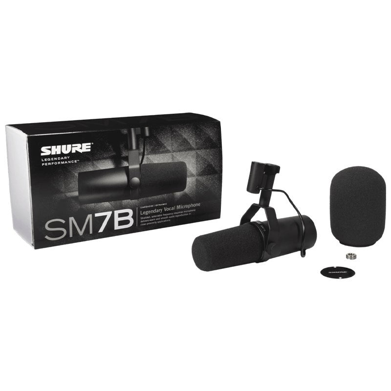 Shure SM7B XLR Cardioid Dynamic Studio Microphone(SHR-SM7B) - 4