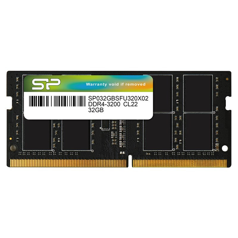 Silicon Power 32GB (1x 32GB) DDR4 3200MHz SODIMM Laptop Memory(SP032GBSFU320X02) - 1