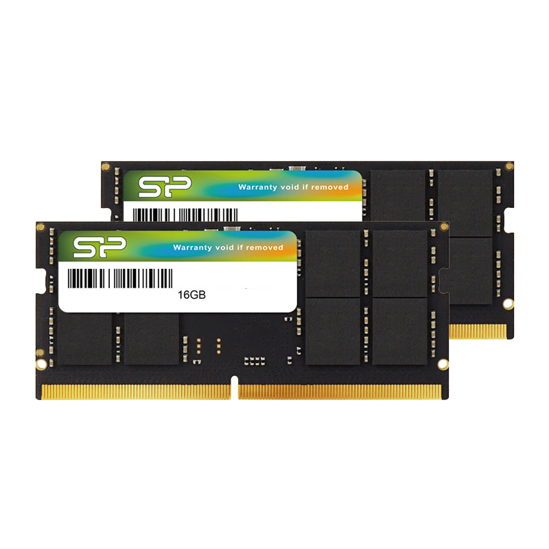 Silicon Power 32GB (2x 16GB) DDR5 4800 MHz SODIMM Laptop Memory(SP032GBSVU480F22) - 1