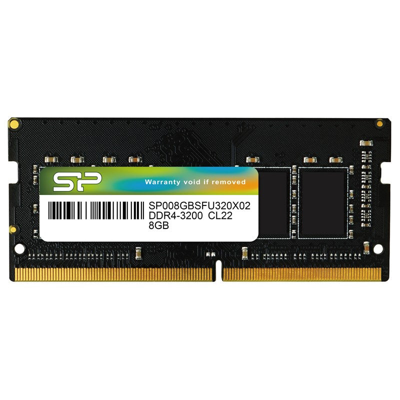 Silicon Power 8GB (1x 8GB) DDR4 3200MHz SODIMM Laptop Memory(SP008GBSFU320X02) - 1