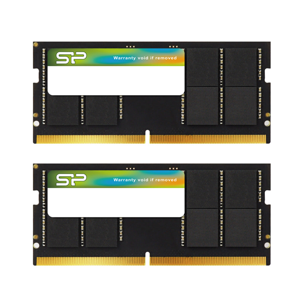 Silicon Power 64GB (2x 32GB) DDR5 5600MHz SDIMM Notebook Memory(SP064GBSVU560F22) - 1