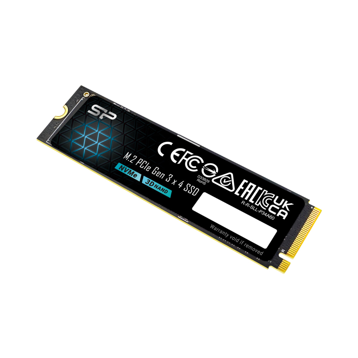Silicon Power P34A60 128GB M.2 NVMe PCIe Gen 4x4 SSD - SP128GBP34A60M28(SP128GBP34A60M28) - 4