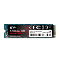 Silicon Power P34A80 1TB M.2 NVMe PCIe Gen 3 SSD(SP001TBP34A80M28) - 1