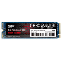 Silicon Power P34A80 2TB M.2 NVMe PCIe Gen 3 SSD(SP002TBP34A80M28) - 1