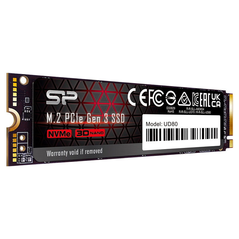 Silicon Power UD80 1TB NVMe M.2 PCIe Gen 3x4 SSD(SP01KGBP34UD8005) - 1